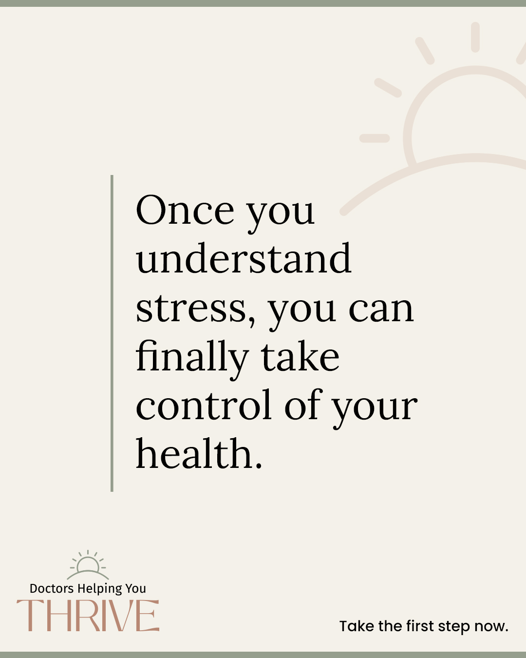 Stress isn’t just in your head—it’s a full-body experience that can affect your hormones, gut, energy, and mood.

That’s why Pillar 1 of Your Thrive Code is all about the Effects of Stress.

You’ll learn:
✨ How stress impacts your body
✨ The role of the autonomic nervous system & gut-brain axis
✨ Why unmanaged stress can lead to adrenal fatigue & burnout

Start with Pillar 1 and get the knowledge you need to break the cycle. Get started today at YourThriveCode.com

#YourThriveCode #StressAwareness #AdrenalHealth #BurnoutPrevention #HolisticHealth #StressManagement #DoctorsHelpingYouThrive