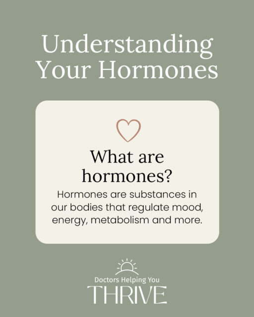 Ever feel ‘off’… but can’t explain why? It might be your hormones talking.

Your hormones control your sleep, energy, metabolism, and mood. 

✨ The first step to feeling like yourself again? Understand your hormones. And we can help you with that—in our 7-week online course. YourThriveCode.com
#HormoneHealth #BalanceYourHormones #WomensHealth #DoctorsHelpingYouThrive #WomensHormones